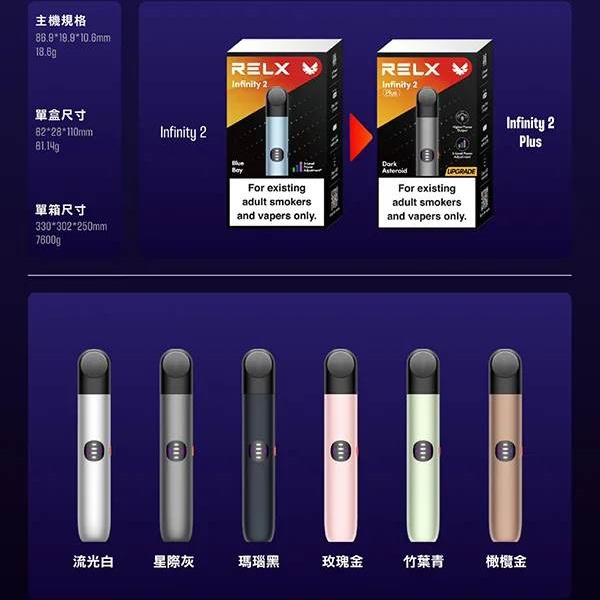 Relx電子煙悅刻6代主機煙桿 （ 通用Relx5、6代煙彈）正品現貨 日期新鮮 09/02