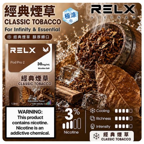經典還原度封神！RELX原萃菸草全系口味深度實測，老煙民最愛的純正底味